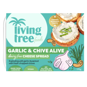 Cream Cheese: Dairy-Free; Garlic & Chive Flavour image