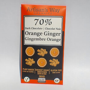 Chocolate: Orange Ginger 70% Bar image