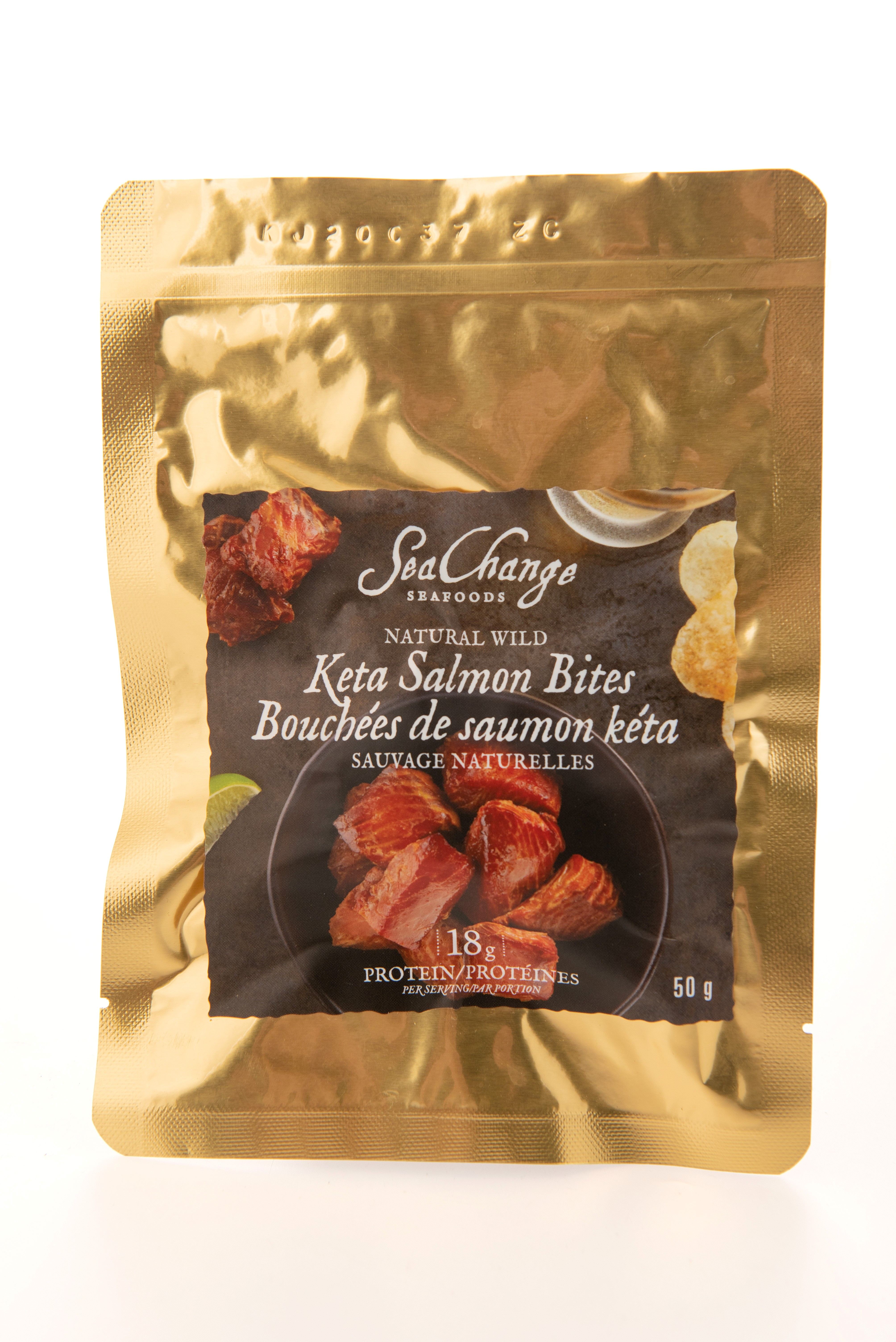 Natural Wild Keta Salmon Bites image